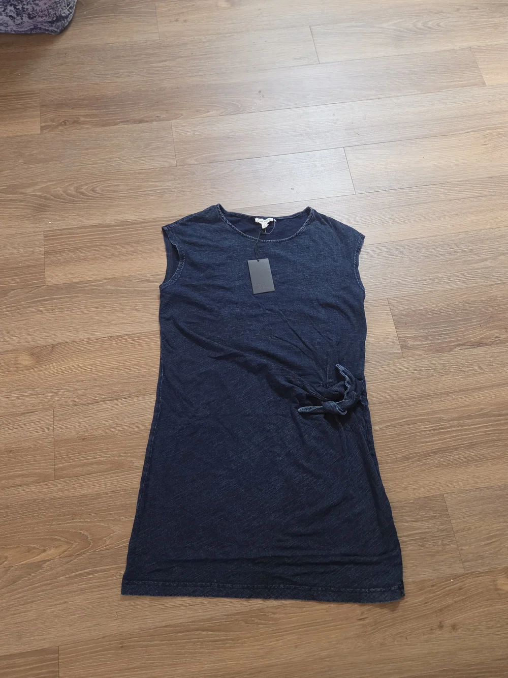 Jane and Delancey Navy Blue Knit Short Dress - Picture 7 of 7